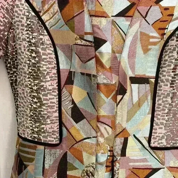 Miri New York Metallic Dress Size 00 Fits Like A Size 4-6 - Picture 5 of 10